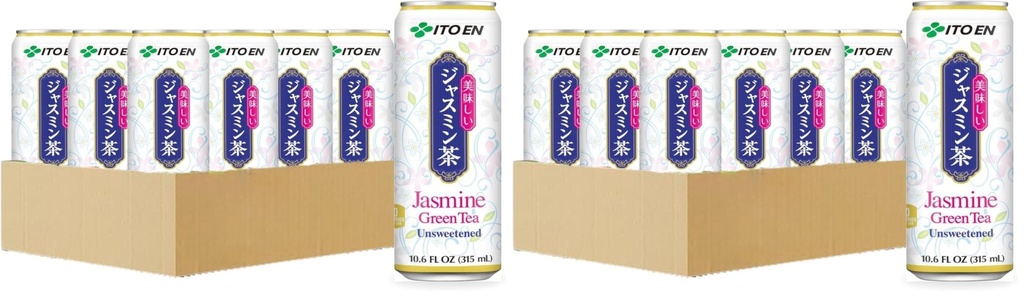 Ito En Jasmine Green Tea, Unsweetened, 10.6 Ounce (Pack of 24)