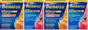 Theraflu Combo Daytime & Nighttime Severe Cold Relief Honey Lemon Flavor Powder & Daytime Severe Cold Relief Berry Burst Flavor, 6 Daytime+6 Nighttime&6 Berry Burst Powder Packs (Pack of 2)