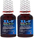 XL-3 Night Time, Non-Drowsy, for Cold and Flu Symptoms, Helps Relieve Nasal Congestion and Fever, 6 FL Oz, Bottle. (Pack of 2)