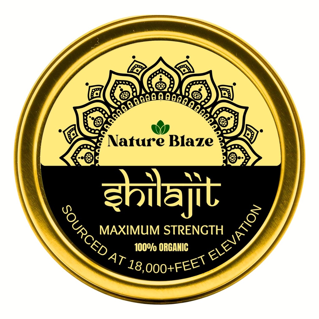 Pure Organic Himalayan Shilajit Resin for Men & Women (10gm / 0.35 Ounce)
