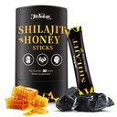 Shilajit Honey Sticks for Men & Women, 30 Sticks | Himalayan Shilajit with Organic Honey, Saffron, 85+ Trace Minerals & Fulvic Acid. Supports Energy* & Immune Function