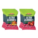 Ultra Gummies | Fruit-Based Energy Chews for Workouts | 25g Fast-Acting Carbohydrates and 50mg Natural Caffeine for Endurance Fuel | Variety Pack | Gluten-Free | 2.1 oz (Pack of 8)