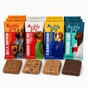 Muddy Dog Energy Bars Variety Pack, Gluten Free Nut Free Oat Snack Bars, Plant Based Human Treats for Running, Hiking and Workouts, 12 Count