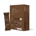 Krono Nutrition Energy Bar - Made with Natural Ingredients - Vegan - Gluten Free - Nuts Free - Soy Free - 50 gram per bars - 12 bars per box (12 count, Chocolate & Espresso)