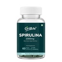 Spirulina 1000mg | 60 Capsules | Organic Plant-Based Superfood | Rich in Protein, Beta-Carotene (Vitamin A), B12 & Antioxidants | Non-GMO & Gluten-Free Supplement