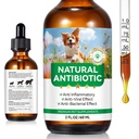 Antibiotics for Dogs, Dogs Antibiotic Liquid Drops Supports Immune & Allergy & Itch Relief, Vitamins Herbal Supplement, Pet Supplies Cats UTI Antibiotics, Bacon Flavor - 2 fl oz / 60ml