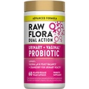 Raw Flora Probiotics for Women | Urinary and Vaginal Probiotic | 60 Capsules | with Cranberry Extract | Vegan & Gluten Free Supplement