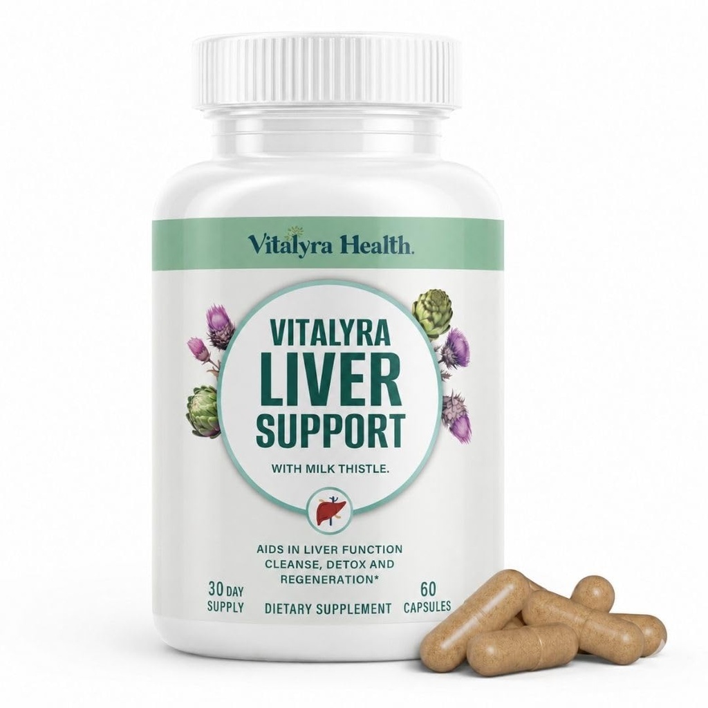 Liver Support Liver Supplement and Liver Vitamin – 9-in-1 Liver Health Formula,Cleanse & Repair Formula with Organic Milk Thistle Supports Liver Health Cleanse