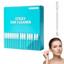 2026 New Reusable Sticky Ear Cleaning Stick, 24 Pcs Ear Wax Removal Tools, Gentle Adhesive Ear Pick for Ear Wax Cleaning, Home Personal Care Kit (24pc)