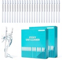 48Pcs Sticky Ear Cleaning Stick, Reusable Ear Cleaning Tools with Soft Rubber Head, Gentle Ear Wax Removal Tools for Adults