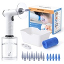 Ear Irrigation Flushing System for Adults with 4 Cleaning Modes, Home Use | FSA/HSA Eligible, Safe & Effective Ear Wax Removal Kit with 500ml Water Bottle, Towel, Waste Basin, 15 Tips, Black