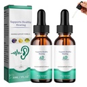 2Pcs Tinnitus Relief Drops, Ear Wax Removal, Ear Cleaning Solution, Soothing Ear Care for Ringing Ears, Ear Hygiene Liquid