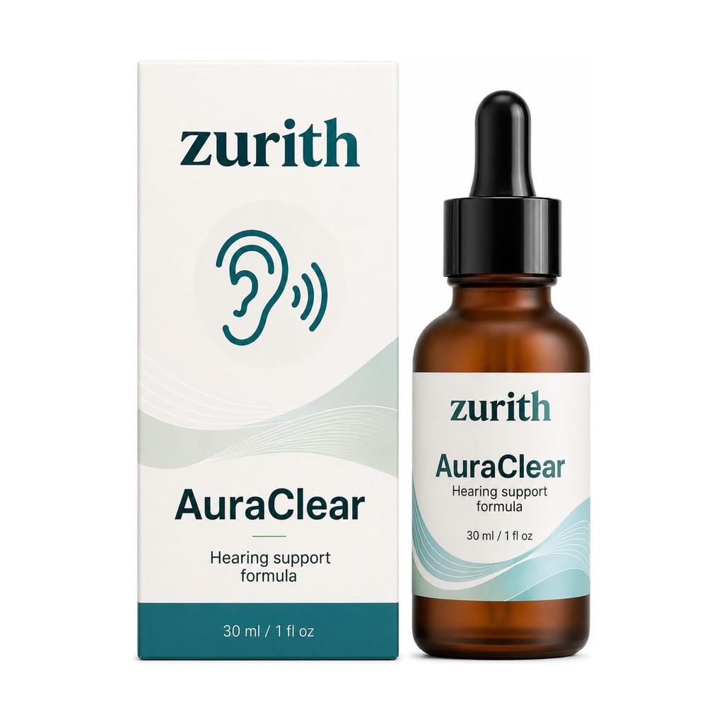 Zurith AuraClear Gentle Outer Ear Cleansing Drops, 1.0 fl oz | Gentle Formula: An easy-to-use formula that offers a convenient option for daily at-home ear care.