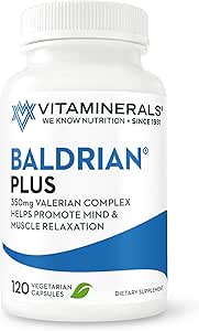 Βιταμίνες 33+ Baldrian® Plus Φυσικό Relaxing Υποστήριξη Τυποποιημένο Βαλεριανικό εκχύλισμα (120)