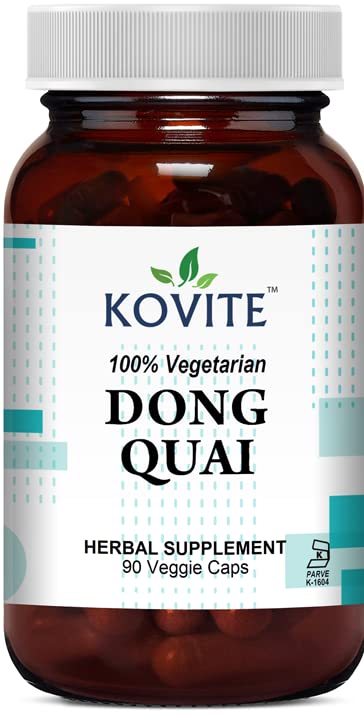 Organic Dong Quai Root 1000 mg per Serving. - 90 Vegetable Capsules