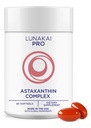 Lunakai Liposomal Astaxanthin 12mg with Lutein & Zeaxanthin | USA Made Astaxanthin Supplements with MCT Oil & Vitamin E - Daily Eye & Skin Health Support - 60 Non-GMO Softgels