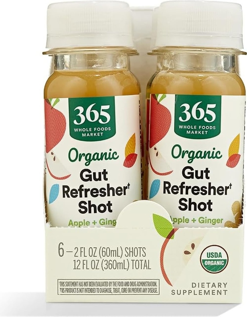 365 by Whole Foods Market Organic Gut Health Perishable Shot 6pk, 2 FZ
