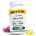 Vegan Omega 3 συμπλήρωμα υψηλής ισχύος EPA DHA Omega 3 συμπλήρωμα από Algae Oil Easy to Swallow Μικρές κάψουλες Soft Gel.