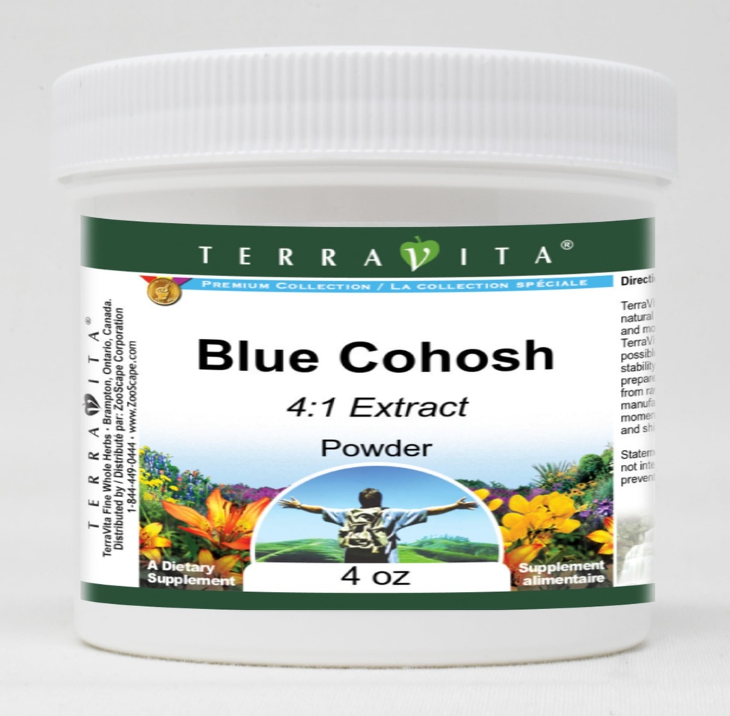 Blue Cohosh 4:1 Extract Powder (4 oz, ZIN: 522983)