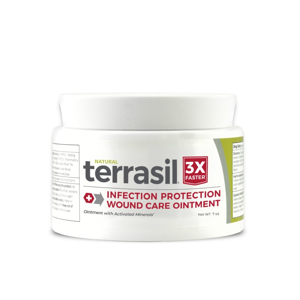 terrasil Wound Care 3X Healing Ointment, Bed Sores, 7oz