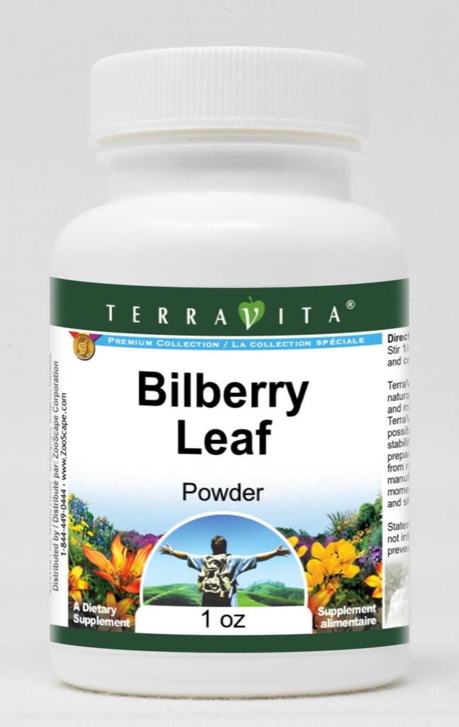 Bilberry Leaf Powder (1 oz, ZIN: 510963) - 3 Pack