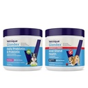 Vetnique Glandex Probiotics for Dogs & Advanced Anal Gland Support Bundle | 5-Strain Probiotics & Prebiotics Plus Fiber & Quercetin Soft Chews for Gut Health, Scooting & Fishy Odor; Boot the Scoot