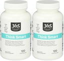 365 by Whole Foods Market, Think Smart with Ginkgo Biloba, 120 Capsules (Pack of 2)