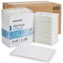 McKesson Sterile Abdominal- ABD Pads 400, Post Op, 5 x 9 in, 400 Pack | Individually Wrapped Wound Dressing, First AId Pads Surgical-Grade, Nonstick-for Heavy Leakage, Nonwoven Cellulose