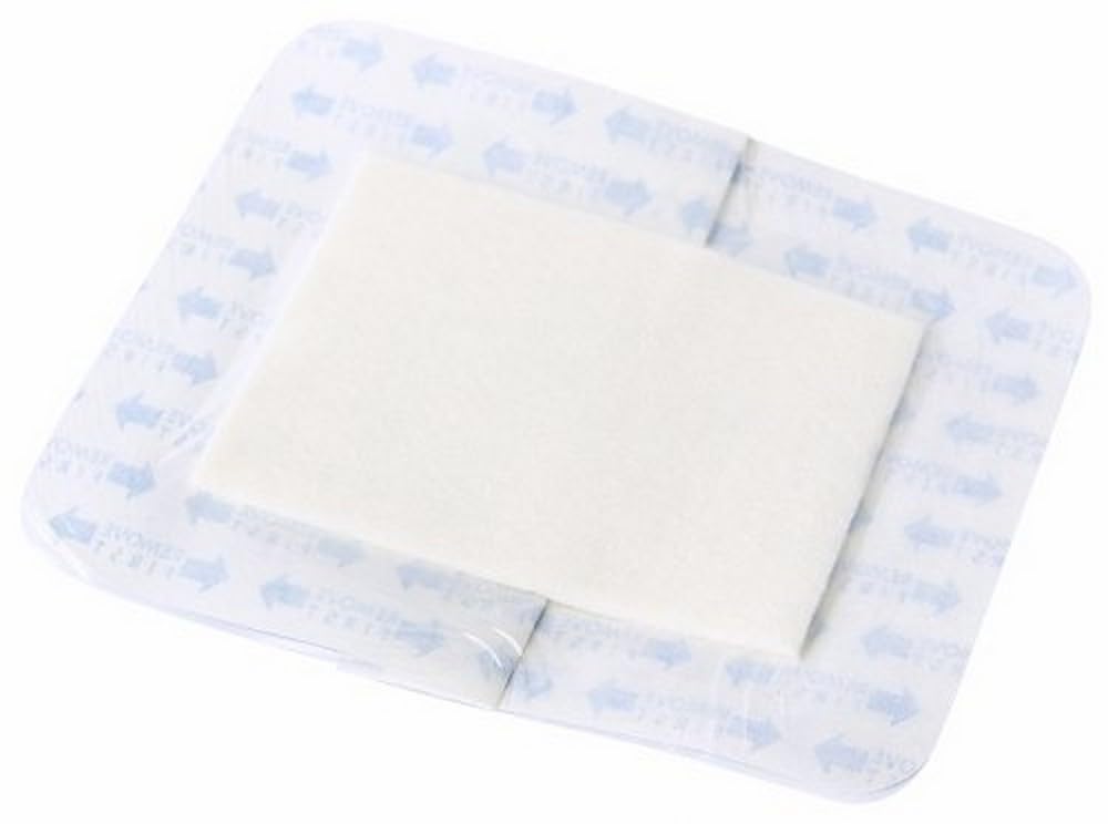 Medline Suresite 123+ Pad Transparent Film Dressings, 4" x 4.8" (Pack of 50)