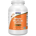 NOW Συμπληρώματα τροφίμων, ολόκληρο το Psyllium Husks, κόκκαλο, μη ΓΤΟ έργο Επαληθευμένο, διαλυτές ίνες, 12-Ounce