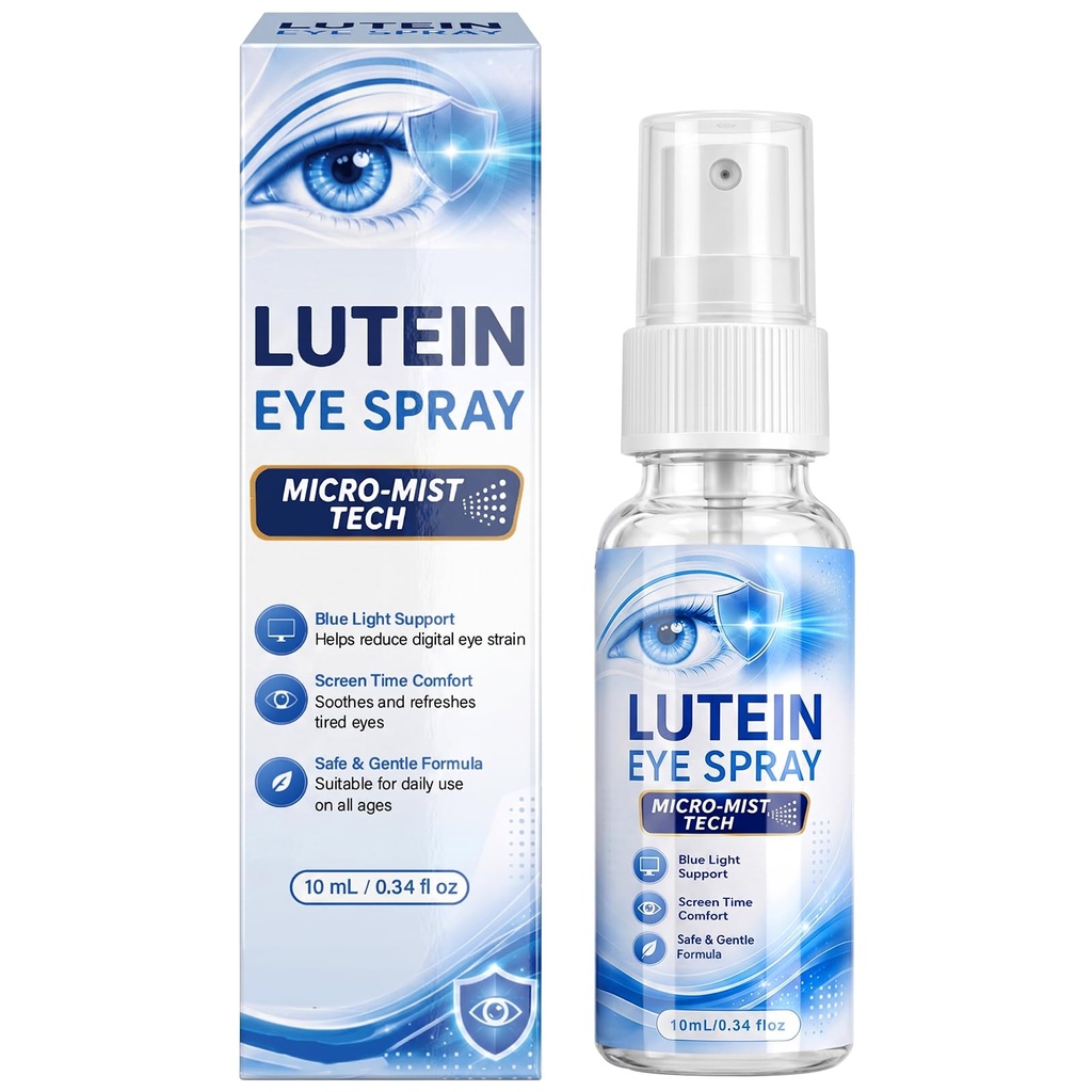 Lutein Eye Spray — Hydrating Mist, Portable for Daily Screen Eye Fatigue Relief