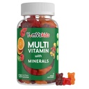 YumVs Kids Multivitamin Gummies - Φρούτα Γεύση Μασώμενα Παιδική Πολυβιταμίνη - Παιδικές Βιταμίνες Πολυβιταμίνη Gummy με 12 Ορυκτά & Βιταμίνες A C D3 E B6 B12 (120 Count (Pack of 1))