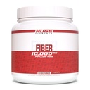 Huge Supplements Fiber, 10 Grams of Premium Psyllium Husk Powder, Soluble Fiber for Digestive Health & Functions, Natural Prebiotic with Delicious Flavors (60 Servings) (Peach)