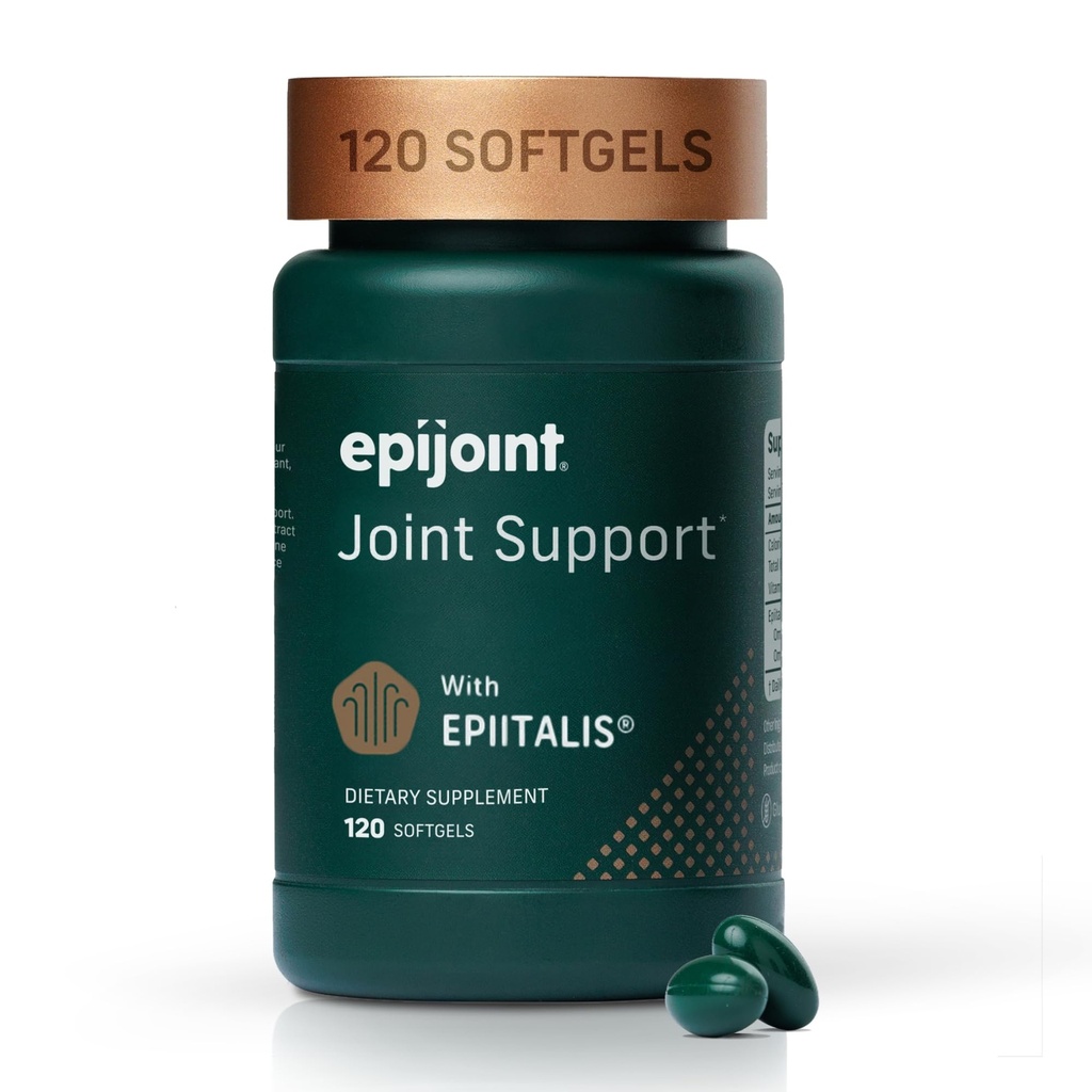 Joint Support – Supports Mobility & Osteoarthritis – May Help Reduce Inflammation with Patented Epiitalis – 120 Capsules