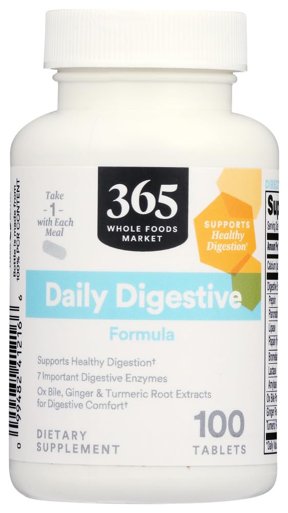365 από Whole Foods Market, Digestive Daily Formula, 100 Tablets