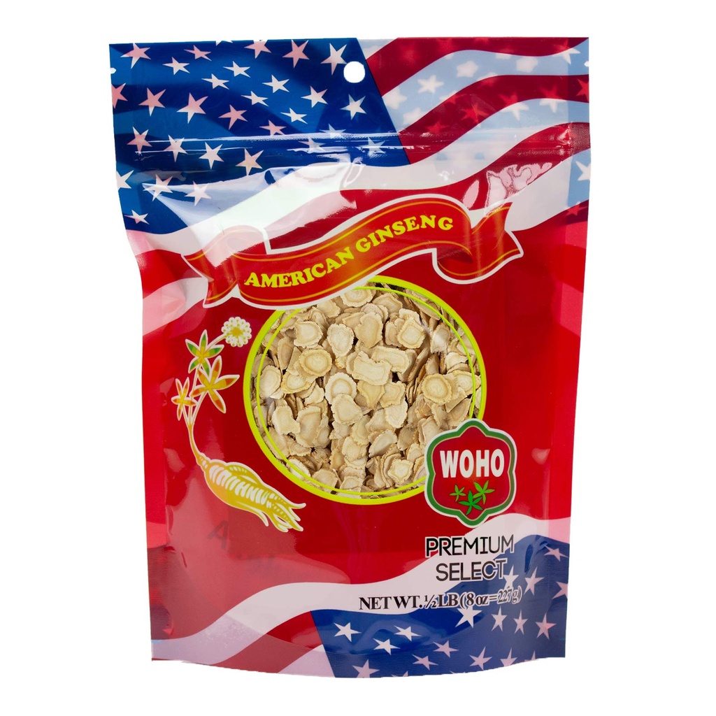 American Ginseng 125.8 Small Slice Bag 8oz