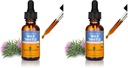 Herb Pharm Milk Thistle Seed Liquid Extract for Liver Function Support - 1 Ounce (Pack of 2)
