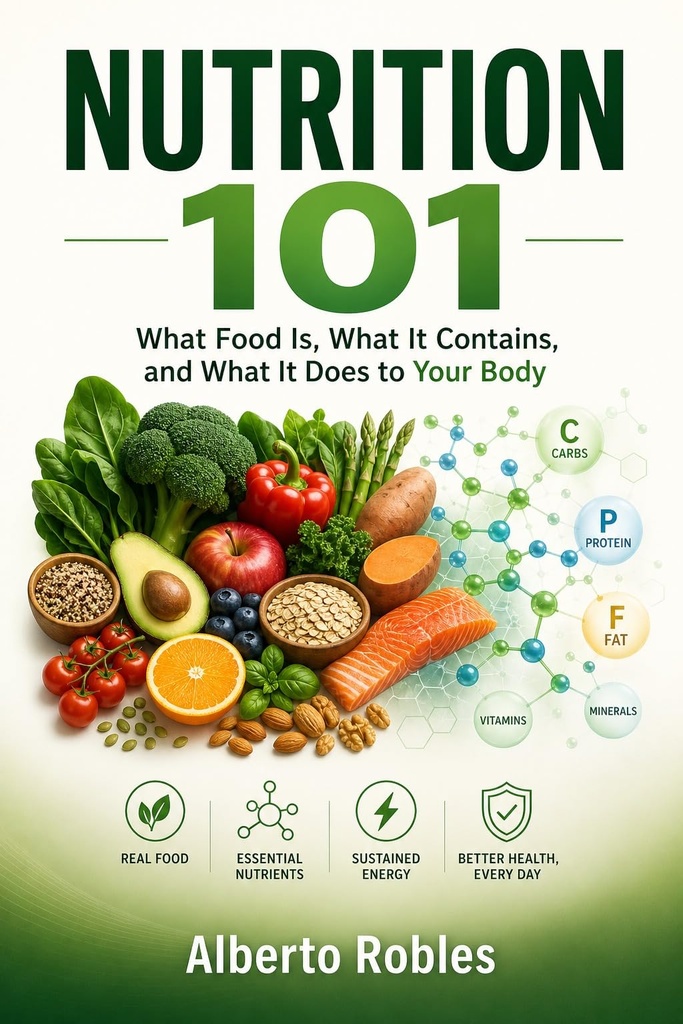 Nutrition 101: What Food Is, What It Contains, and What It Does to Your Body: A Practical Primer on Food, Nutrients, and Their Effects on Your Well-Being