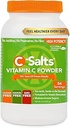 C-Salts Vitamin C Powder Supplement - 100% Pure Υψηλής Δόσης Puffered Vitamin C Powder for Immune Support - Organic, Sugar-Free, Vegan, Non-GMO, Στομάχι-Friendly, Original 8 oz