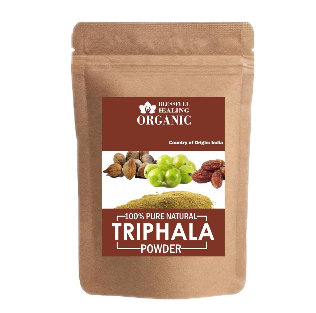 Blessfull Healing Organic 100% Pure Natural Triphala Powder | 100 Gram / 3.52 oz