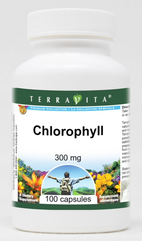 Chlorophyll - 300 mg (100 Capsules, ZIN: 513871)