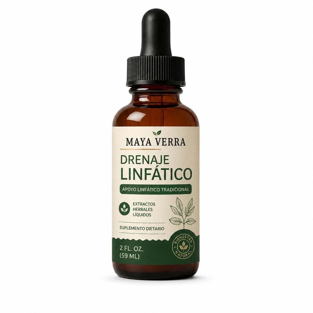 Mayaverra Drenaje Linfático Gotas Naturales Drop, 2 FLOZ | Herbal liquid drops designed for simple daily use and traditional lymphatic wellness support in a convenient 2 fl oz bottle.