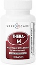 GeriCare Thera M Multivitamin Caplets, μείγμα βιταμινών και ορυκτών για την εξασφάλιση της μέγιστης διατροφικής υποστήριξης Αντιοξειδωτικό συμπλήρωμα προστασίας, 100 Count (Pack of 1)