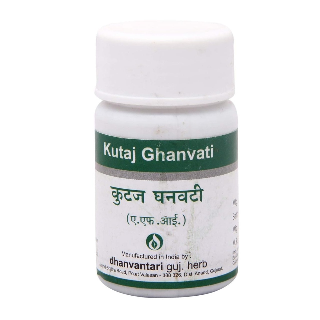 Ayurvedic Kutaj Ghanati Tablet (60 Tablet)