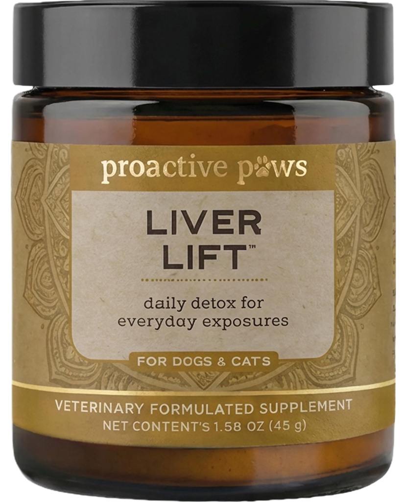 PROACTIVE PAWS Liver Lift – Daily Detox & Organ Support Supplement for Dogs & Cats, Supports Liver, Kidney, and Metabolic Health
