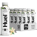 Huel Ready-to-Drink | Meal Replacement Shake| 20g High Protein Drink | Vanilla (16.9 Fl Oz - 12 Pack) Nutritionally Complete, Low Sugar (2g), High Fiber (7g), Plant Based, Vegan, Healthy