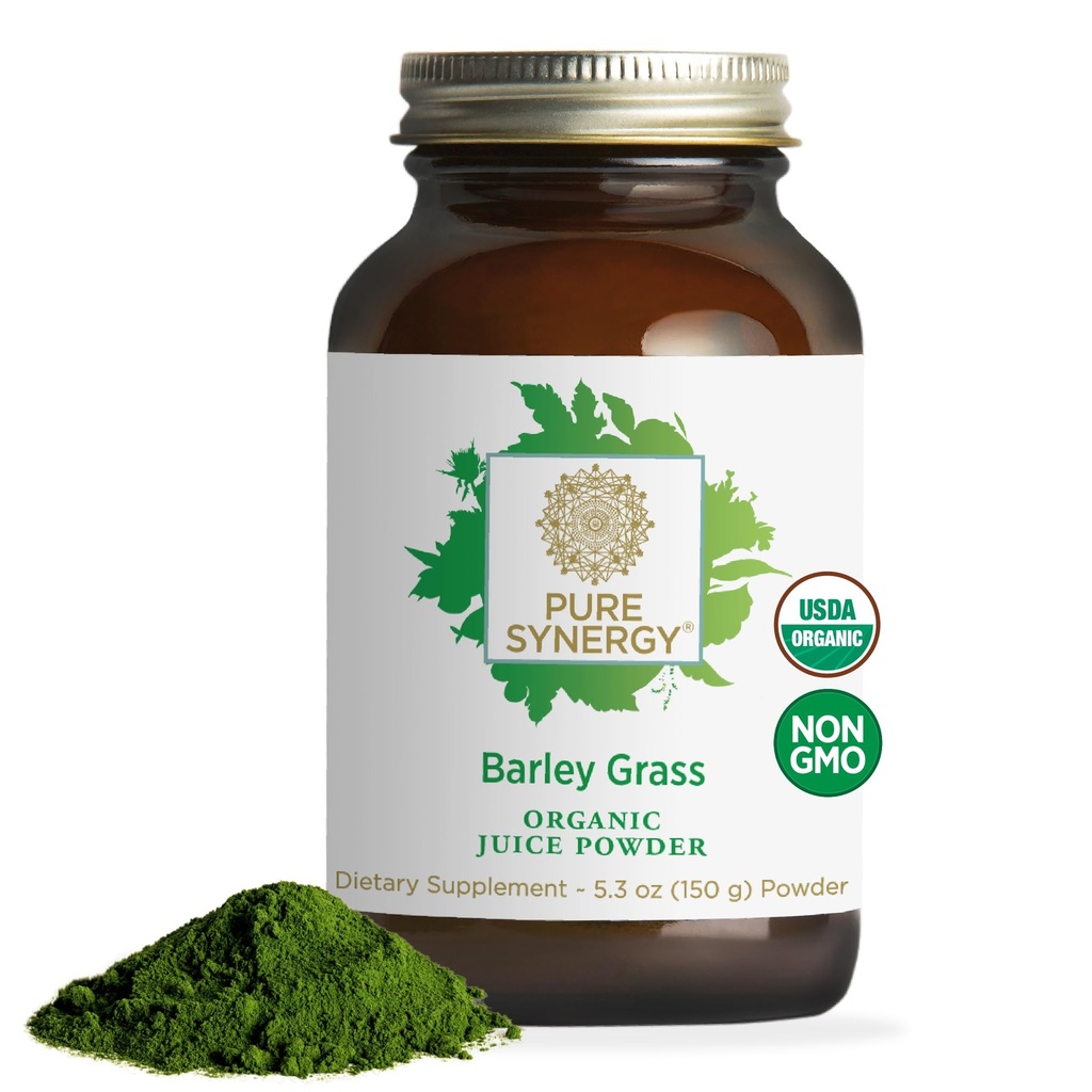 PURE SYNERGY Organic Barley Grass Juice Powder 