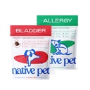 Native Pet Skin & Urinary Wellness Bundle: Bladder Chews for Dogs (30 Air-Dried Chews) & Allergy Chews for Dogs (30 Air-Dried Chews) - UTI Treatment & Prevention Plus Allergy Relief