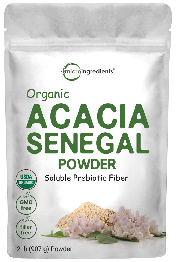 Micro Συστατικά Βιολογική Acacia Σενεγάλη Fiber σκόνη, 2 lb 