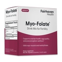 Fairhaven Health Folate και Myo Ινοσιτόλη Κόνις για γυναίκες - 1 ανά ημέρα, Γυναικείο συμπλήρωμα γονιμότητας, Ovarian Health and Egg Quality - 2000 mg Myo-Inositol και 333 mcg Methylfolate – 30 Stick Packs